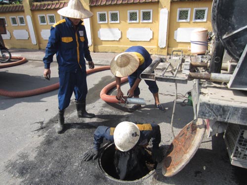 Đơn vị hút hầm vệ sinh chuyên nghiệp tại thành phố Vinh Nghệ An không phát sinh